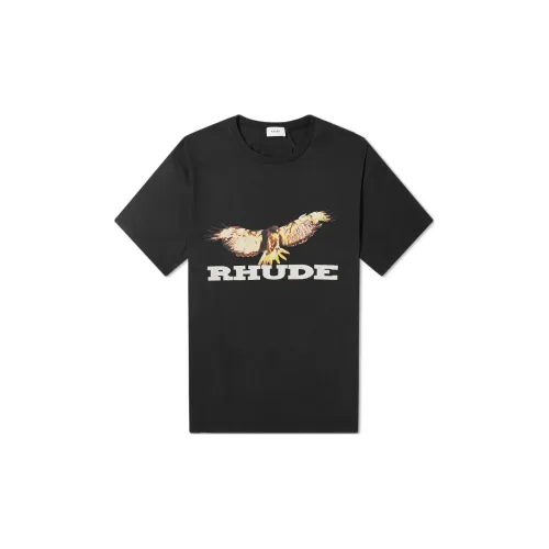 RHUDE Черные Мужские T-Рубашки