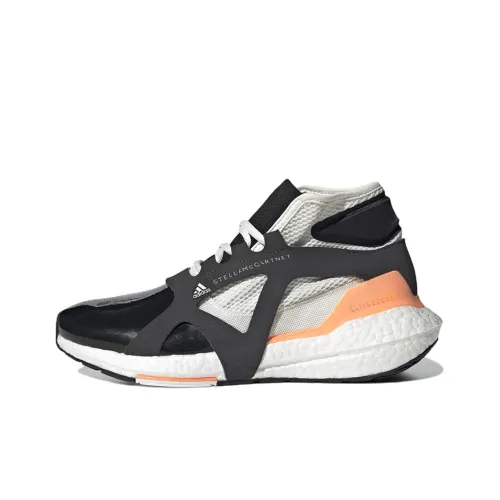 Stella McCartney x Adidas ULT Износостойкие высокие беговые кроссовки для женщин черный белый оранжевый