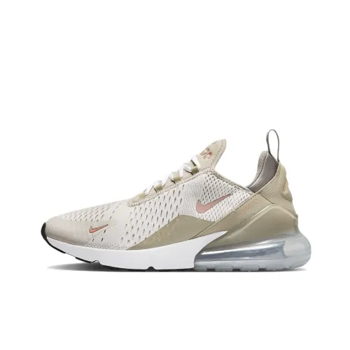 Nike Air Max 270 Low Топ Повседневная обувь Мужская Бежевая