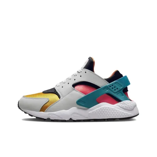 Nike Air Huarache Шокабойеры Противоскользящие Устойчивые к истиранию Низкий Топ Беговые кроссовки Мужские Серый Черный