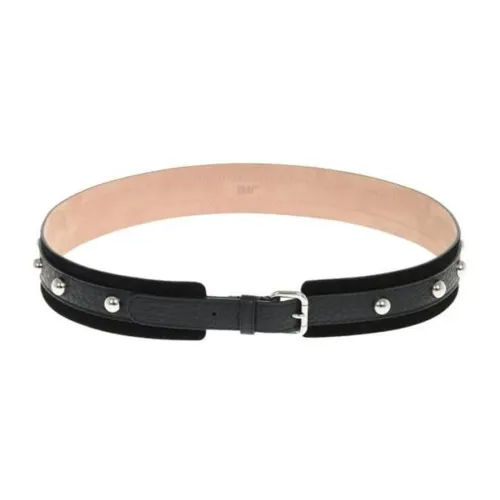 RED VALENTINO Кожаные ремни, черный, унисекс