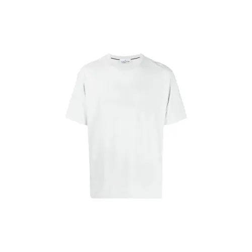 STONE ISLAND Белая Мужская T-Рубашка