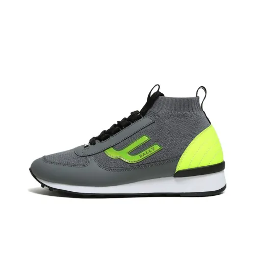 BALLY MID Топ Повседневная обувь Мужская Неоновый зеленый