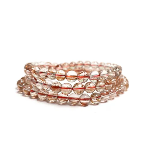 MOUNTAINS AND MANS Рутиловый кварцевый браслет унисекс