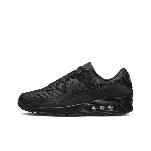 Nike Air Max 90 Low Топ Марафон Беговые кроссовки Мужской Черный