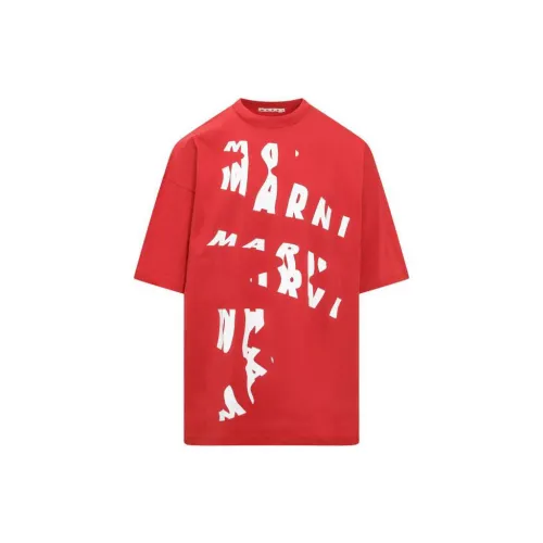 MARNI Red Мужская T-рубашка