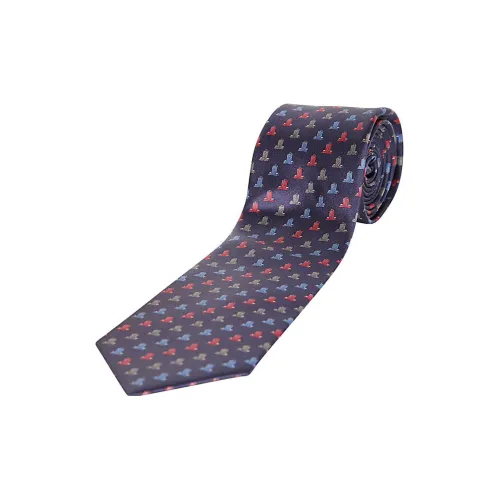 Lanvin Шелковые галстуки, синий, мужской