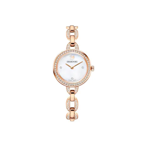 Swarovski Collection Наручные часы Кварцевый механизм Ремешок из нержавеющей стали Белый циферблат Женские 5253329