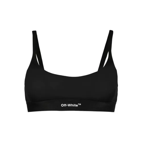 Off Белый FW22 Черный Женские Бюстгальтеры