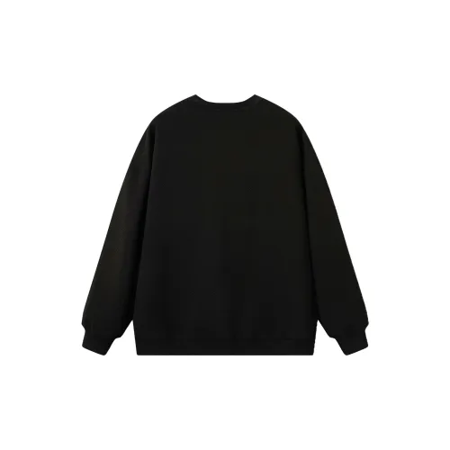 Yvette Круглый вырез Свободный крой Толстовка Унисекс