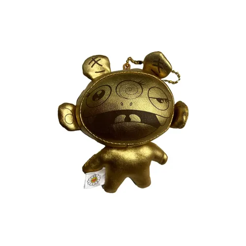 Murakami Takashi Ключ Цепочка Kiki Золотой Куклы Плюшевый Подвеска Трумпеты Высокие