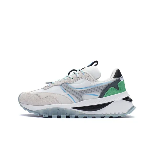 Подкладка Shock Absorbers противоскользящий устойчивый к истиранию низкий топ повседневная беговая обувь мужская белый песочный серый