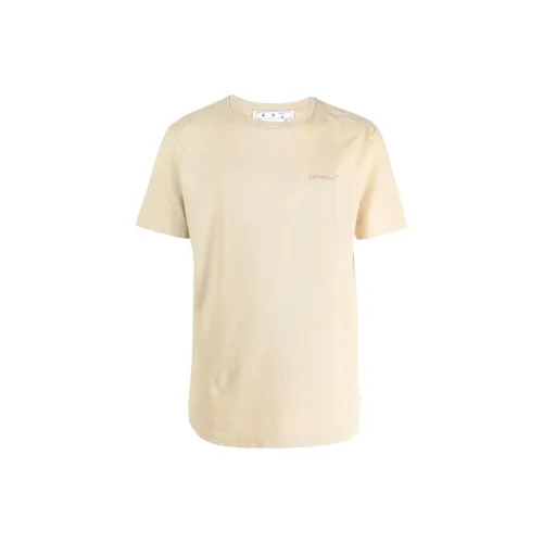 Off Белый FW22 Светло-янтарный Мужская T-рубашка