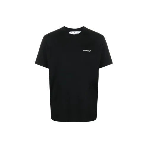 Off Белый FW22 Черный Мужская T-Рубашка