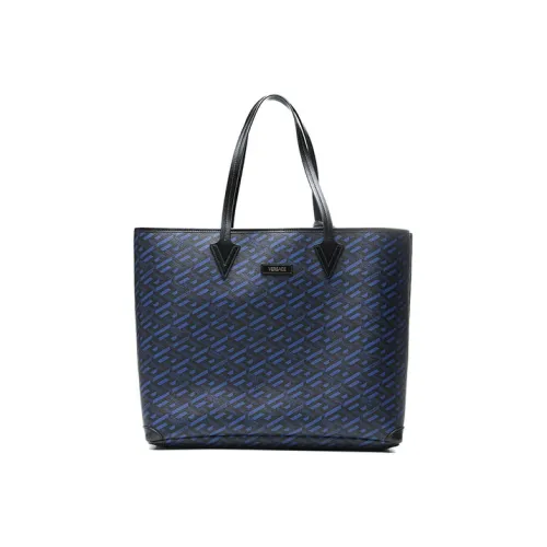 VERSACE Сумка из коровьей кожи сумка для покупок сумка через плечо унисекс темно-синий