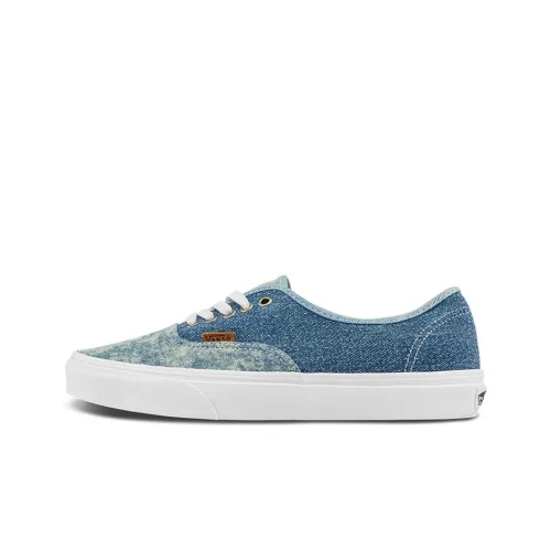 VANS Authentic Series Низкие Кроссовки для Скейтбординга Унисекс Джинсово-Синий