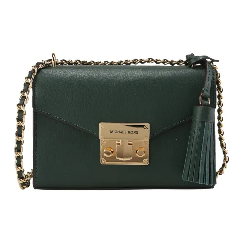 MICHAEL KORS Розовый Коровья кожа Сумка через плечо Маленькая Женская Зеленая