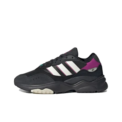 Adidas Originals Retropy F90 Slip-resistant Abrasion-resistant Low Top Casual Unisex Black White Purple Adidas Originals Retropy F90 Противоскользящий Устойчивый к истиранию Низкий Топ Повседневный Унисекс Черный Белый Фиолетовый