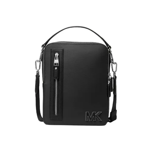 MICHAEL KORS Hudson Кожа Пилотный Сумка Через плечо Сумка Средний Мужской Черный