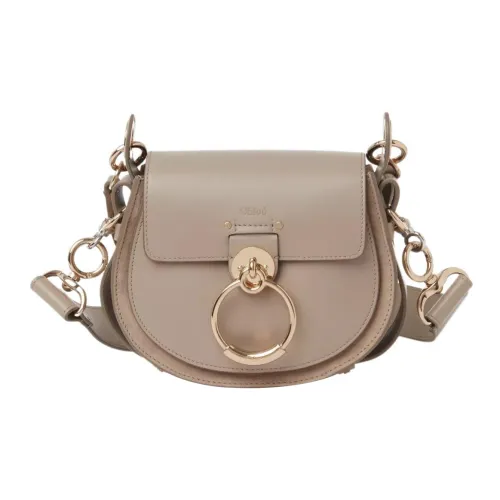 Chloe Tess Телячья кожа Кошелек Ручная сумка Сумка через плечо Сумка на плечо Маленькая Женская Серая Белая