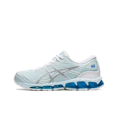 Asics Quantum 7 Low Топ Беговые кроссовки Женские Синие Серые