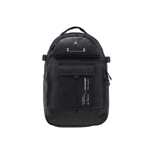 Jordan Polyester Backpack Standard Unisex Black Джордан Полиэстер Рюкзак Стандартный Унисекс Черный