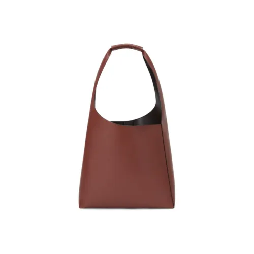 CHARLES KEITH ПУ (полиуретан) Charles Keith Сумка Тоут Сумка Сумка для покупок Сумка на плечо Женская Черная Шоколадная