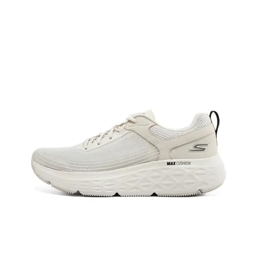 Skechers Max Cushioning Low Top Trail Беговые кроссовки Мужские Белые