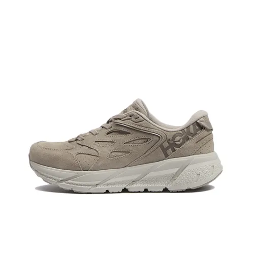 HOKA ONE ONE Clifton L Амортизаторы Устойчивый к истиранию Низкий Топ Повседневные Беговые кроссовки Унисекс Коричневый