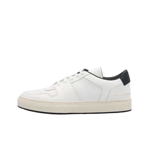 COMMON PROJECTS Decades Low Топ Стильный Скейтбординг Мужской Белый Черный