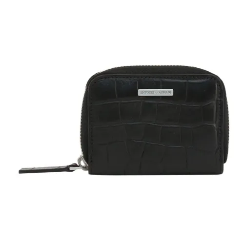 EMPORIO ARMANI Кожа Кошелек Мужской Черный