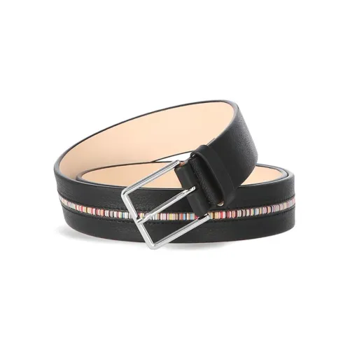 Ремни из коровьей кожи Paul Smith, черные, мужские