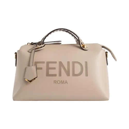 FENDI Бостон Сумка из телячьей кожи Сумка Сумка через плечо Сумка через плечо Средний Женская Хаки