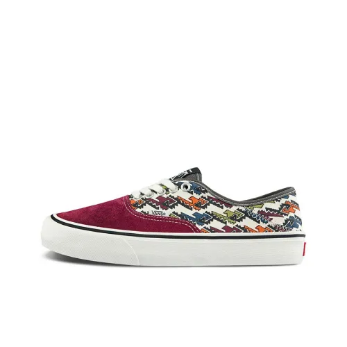 Vans Authentic Series Low Топ Скейтборд Кроссовки Унисекс Бордовый