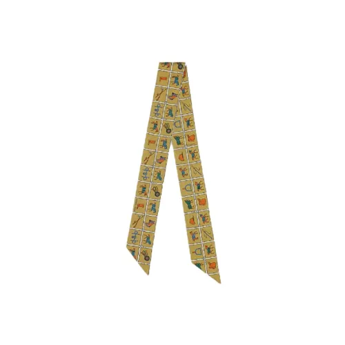 HERMES Шелковые шарфы Женские Красный