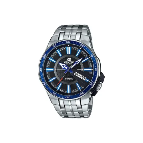 CASIO EDIFICE Collection Кварцевый механизм нержавеющая сталь ремешок часы для мужчин черный циферблат EFR 106D 1A2