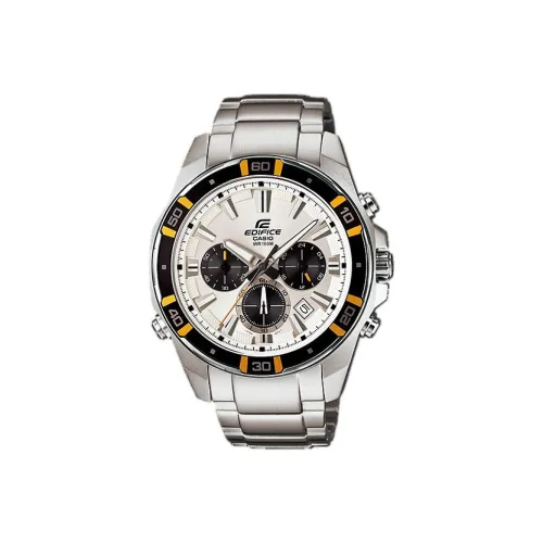 CASIO EDIFICE Collection Кварцевый механизм нержавеющая сталь ремешок часы для мужчин белый циферблат EFR 534D 7A