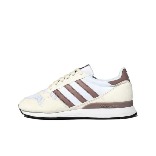 Adidas Originals ZX 500 Устойчивый к истиранию Баланс Низкий Топ Повседневный Унисекс Белый Коричневый