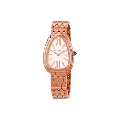 BVLGARI Serpenti Seduttori Часы Корпус Из Розового Золота 18-карат, Безель Из Розового Золота 18-карат С Бриллиантами