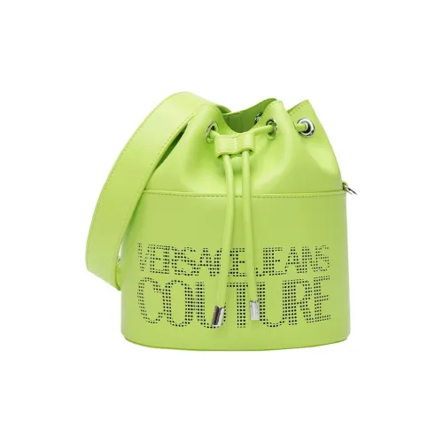 VERSACE JEANS COUTURE ПУ (полиуретан) Сумка через плечо Женская Зеленая