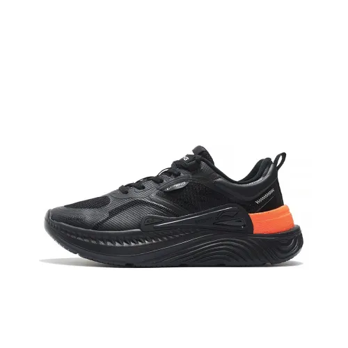 LiNing Shock Absorbers Slip-resistant Abrasion-resistant Breathable Low-top Casual Men's Black LiNing Shock Absorbers Противоскользящий Устойчивый к истиранию Дышащий Низкий Топ Повседневный Мужской Черный