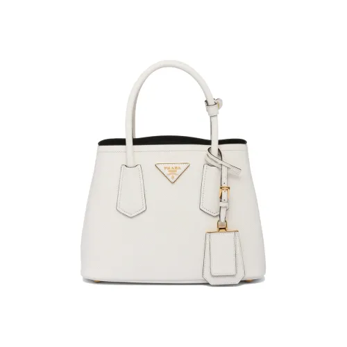 PRADA Двойная кожа сумка через плечо мини женская белая