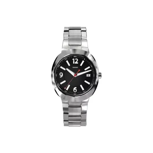 RADO Кварцевый механизм Мужские часы Diamond Star Founder Collection 42 мм Черные