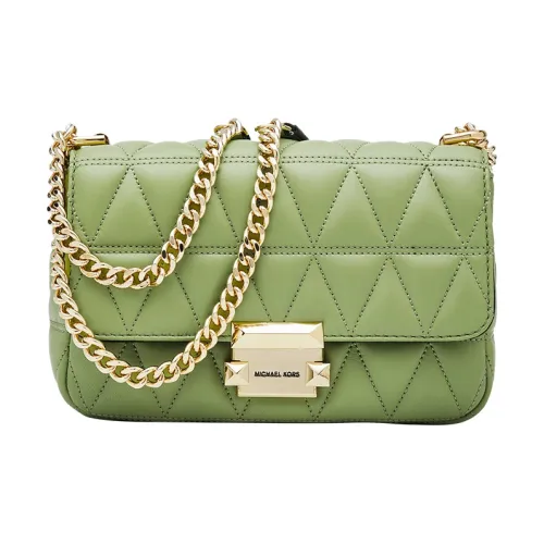 MICHAEL KORS Sloan Кожа Рюкзак Сумка через плечо Сумка Маленькая Женская Фруктовая Зеленая