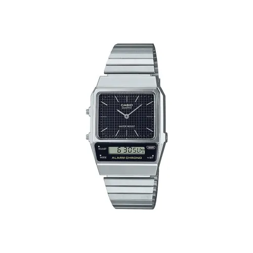 CASIO Standard Series Кварцевый механизм нержавеющая сталь ремешок мужские часы черный циферблат