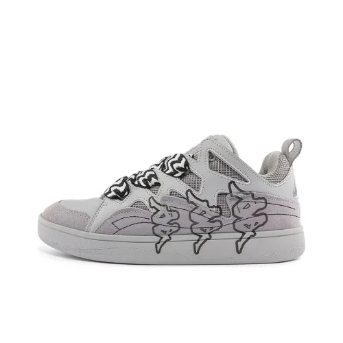 Кроссовки для скейтбординга KAPPA Low Top Peace Серый Унисекс