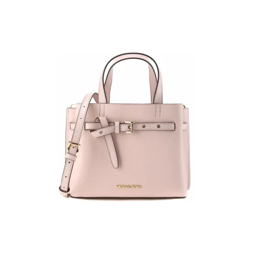 MICHAEL KORS Эмилия Кожа Тоут Сумка Сумка для покупок Сумка на плечо Сумка Маленькая Женская Румяно-розовая