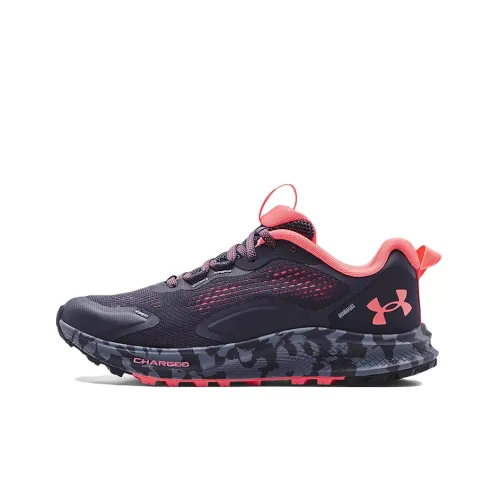 Under Armour Charged Bandit TR 2 Running Low Топ Беговые кроссовки Женские Черно-розовый