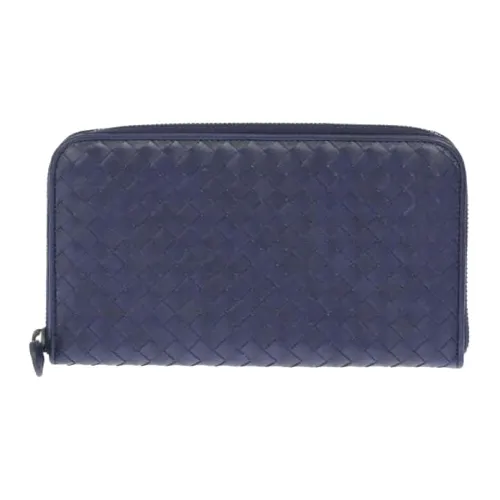 Bottega Veneta Телячья кожа Кошелек Мужской Синий