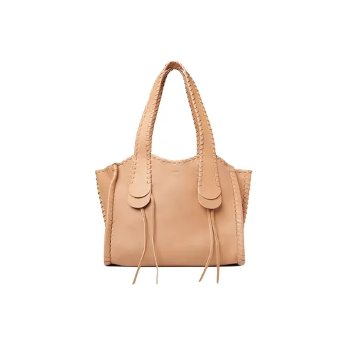Chloe Mony Телячья кожа Тоут Сумка Сумка для покупок Сумка на плечо Сумка Большая Женская Светло-коричневая Умбра